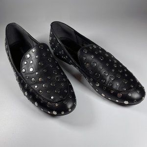 Kenneth Cole "Westley 2" loafer, black and silver, size 8.5